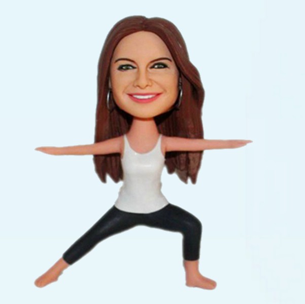 Custom Personalized yoga bobbleheads