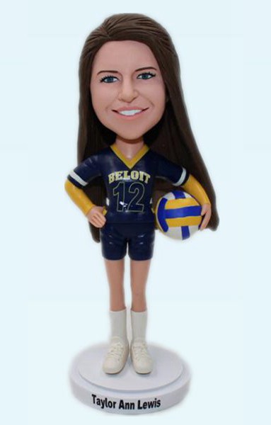 Custom Personalized volleyball bobbleheads