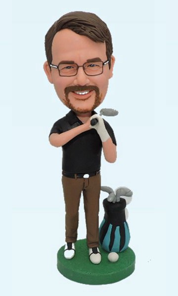 Custom Custom Bobbleheads For Golf Player