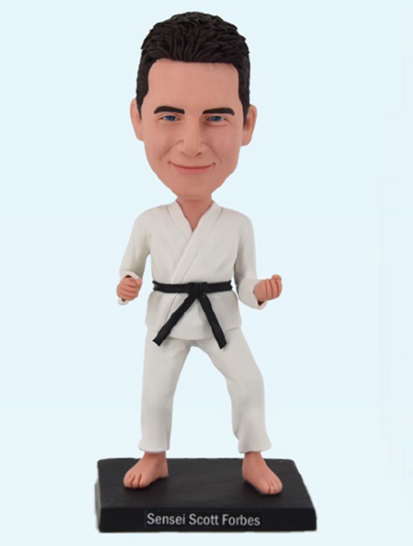 Custom Personalized Karate Bobblehead