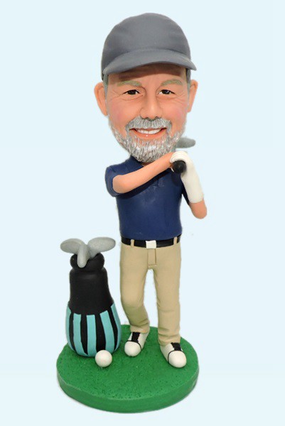 Custom Bobblehead Golfer