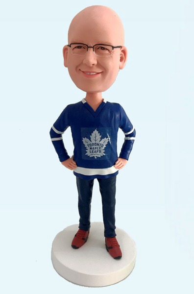 Custom Custom Bobblehead Toronto Maple Leafs Fans
