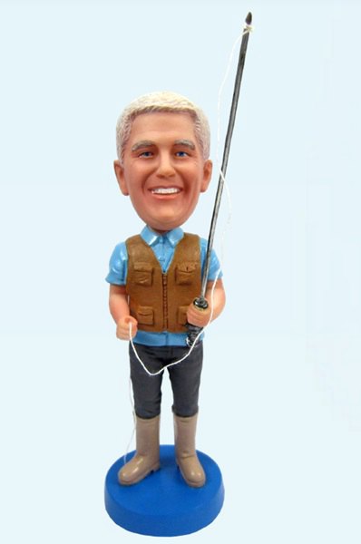 Custom Personalized Fishing Bobbleheads For Dad
