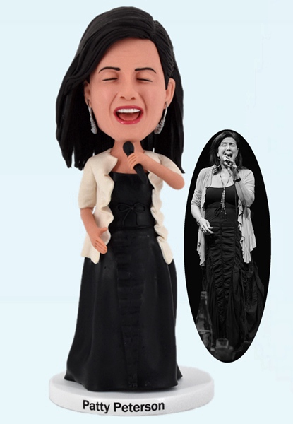Custom Bobblehead Singer