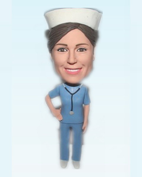 Custom Personalized nurse bobbleheads