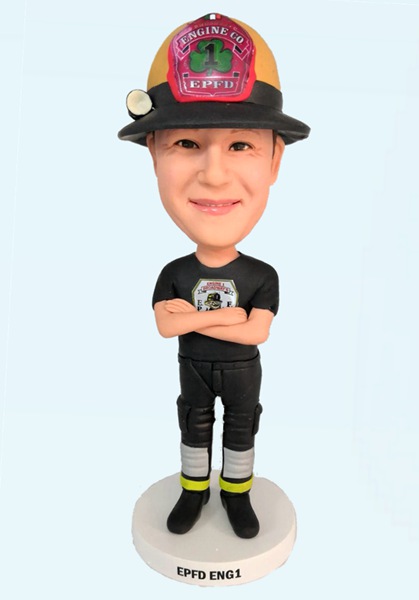 Custom Custom Bobblehead Fireman