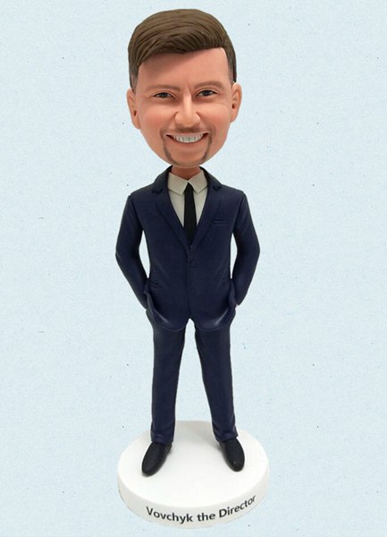 Custom Bobblehead Business Man