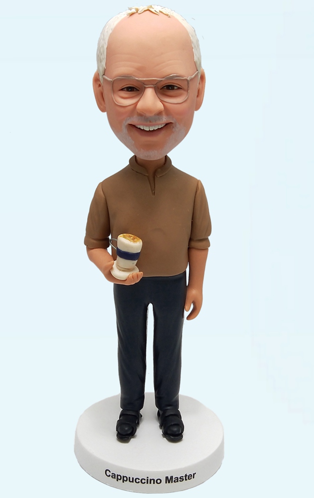 Custom Bobblehead Boss With Coffee Cup