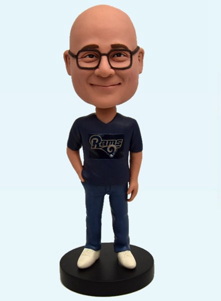 Personalized Bobblehead Casual Sytle For Dad