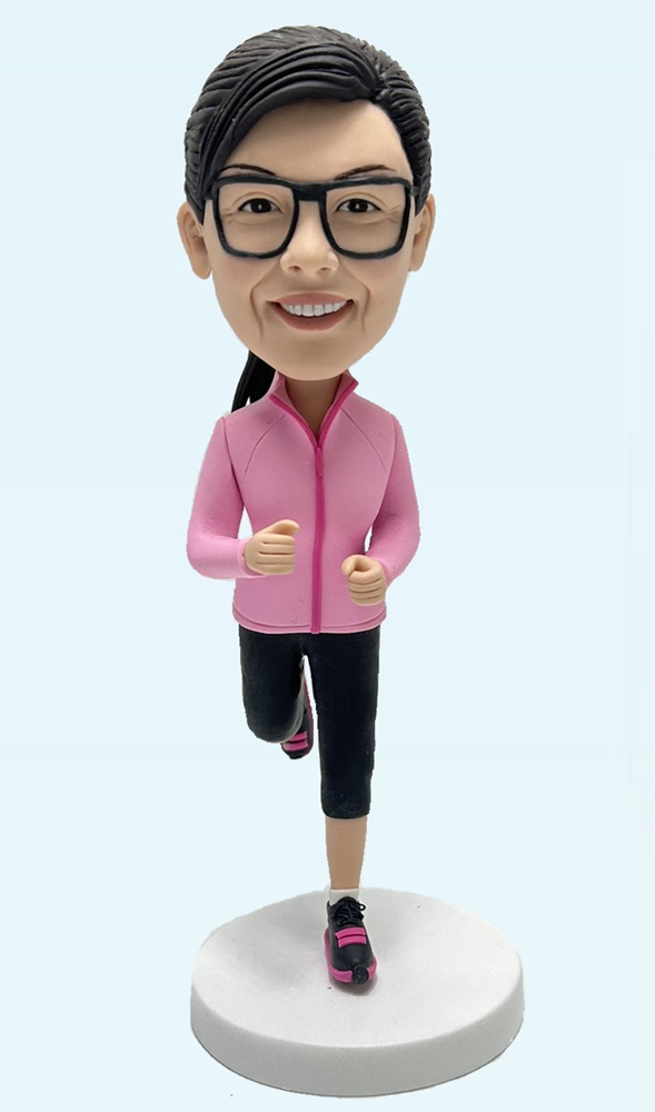 Personalized Bobbleheads Runner Figures