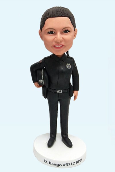 Custom Custom Bobblehead Policewoman