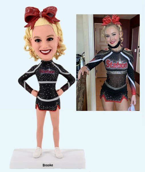 Custom Personalized Bobblehead Cheerleader