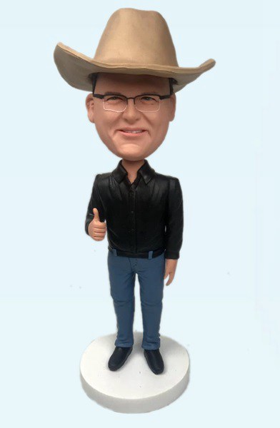 Custom Personalized Bobblehead For Cowboy