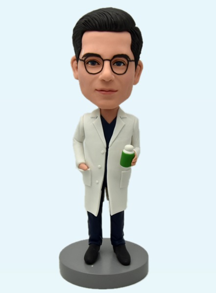 Custom Personalized Bobblehead Pharmacist