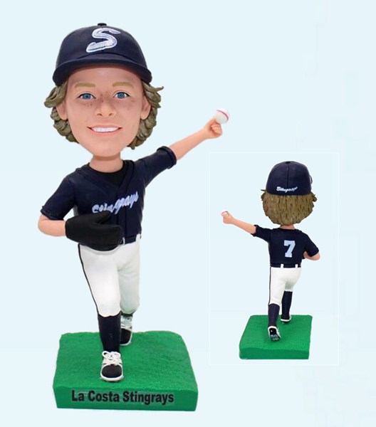 Custom Personalized Baseball Bobblehead