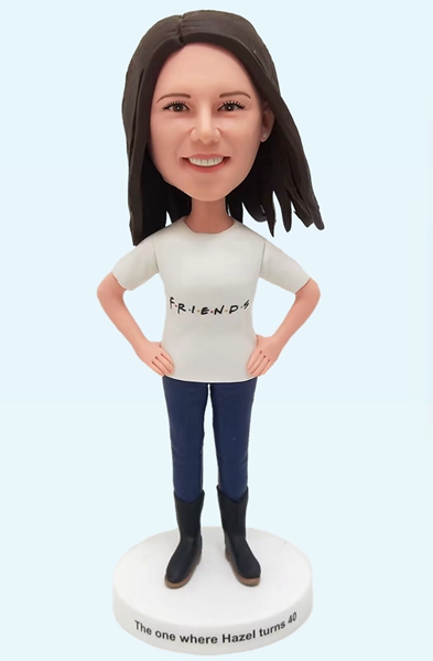 Custom Bobblehead Casual Female