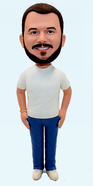 Custom Personalized Bobbleheads Casual Male