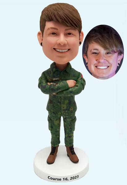 Custom Bobblehead Canada Army Soldier